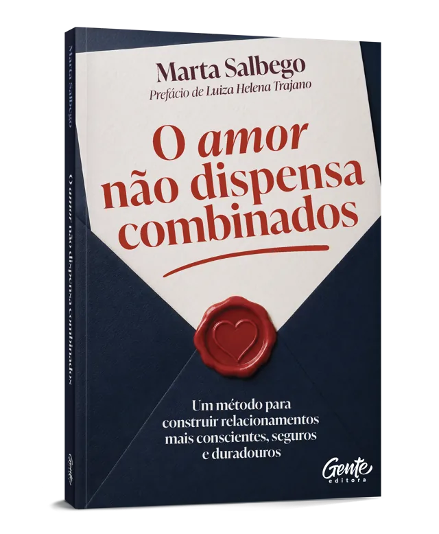Livro O amor não dispensa combinados, de Marta Salbego